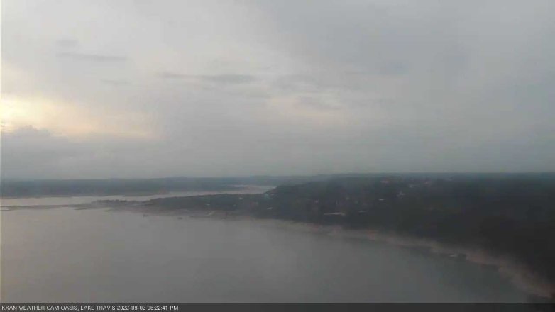 Lake Travis webcam, September 2, 2022 6:25 PM CT