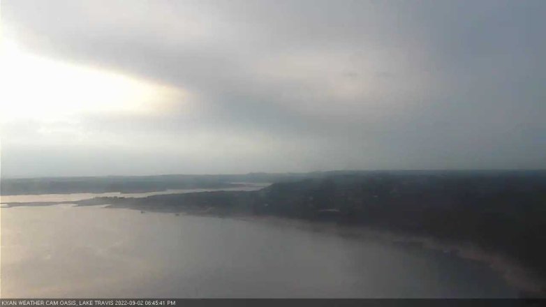 Lake Travis webcam, September 2, 2022 6:45 PM CT