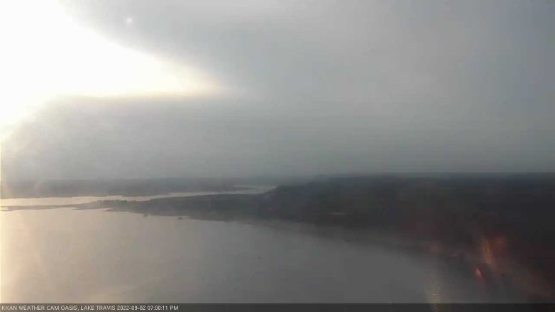 Lake Travis webcam, September 2, 2022 7:00 PM CT
