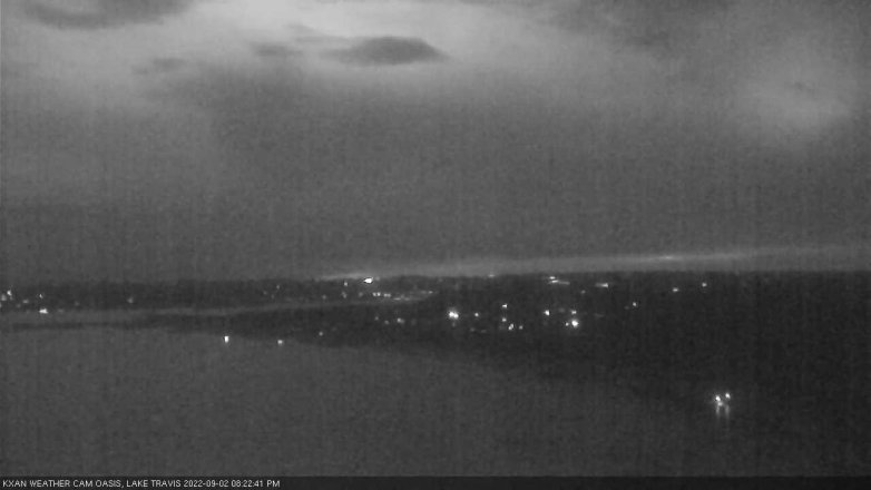 Lake Travis webcam, September 2, 2022 8:25 PM CT