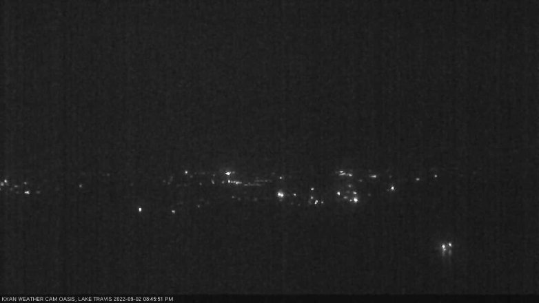 Lake Travis webcam, September 2, 2022 8:45 PM CT