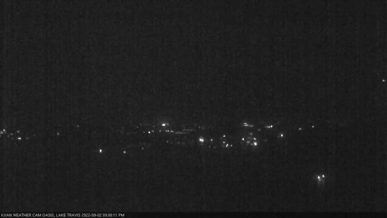Lake Travis webcam, September 2, 2022 9:00 PM CT