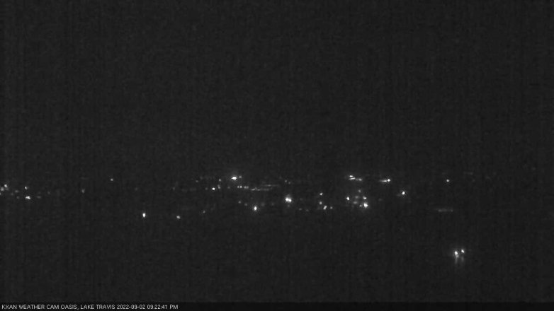 Lake Travis webcam, September 2, 2022 9:25 PM CT