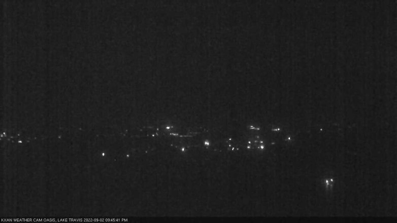 Lake Travis webcam, September 2, 2022 9:45 PM CT