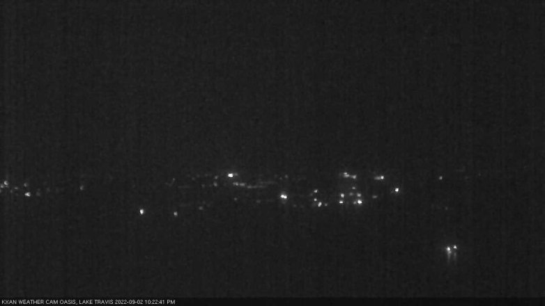 Lake Travis webcam, September 2, 2022 10:25 PM CT