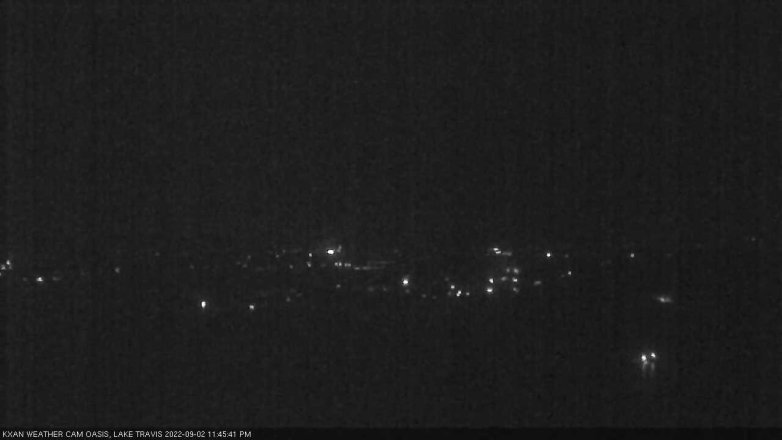 Lake Travis webcam, September 2, 2022 11:45 PM CT