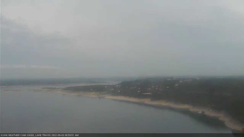 Lake Travis webcam, September 3, 2022 9:00 AM CT