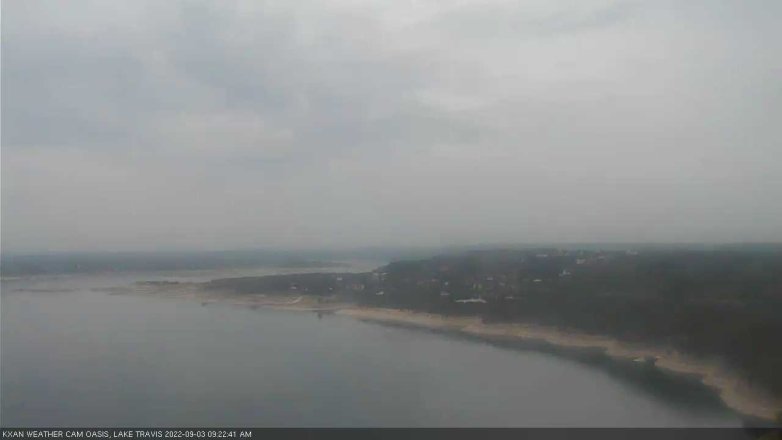 Lake Travis webcam, September 3, 2022 9:25 AM CT