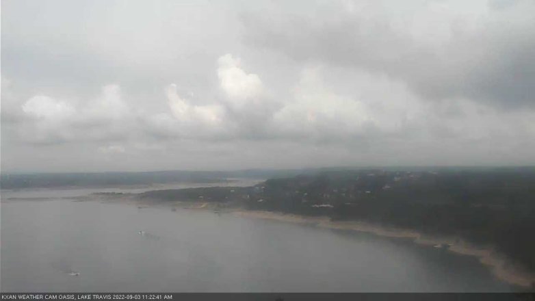 Lake Travis webcam, September 3, 2022 11:25 AM CT