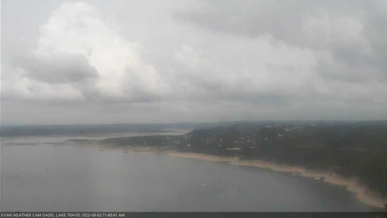 Lake Travis webcam, September 3, 2022 11:45 AM CT