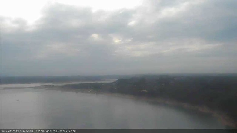 Lake Travis webcam, September 3, 2022 5:45 PM CT