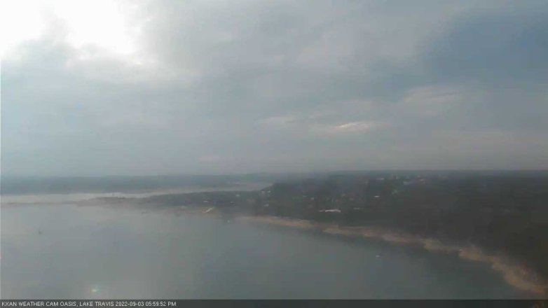 Lake Travis webcam, September 3, 2022 6:00 PM CT