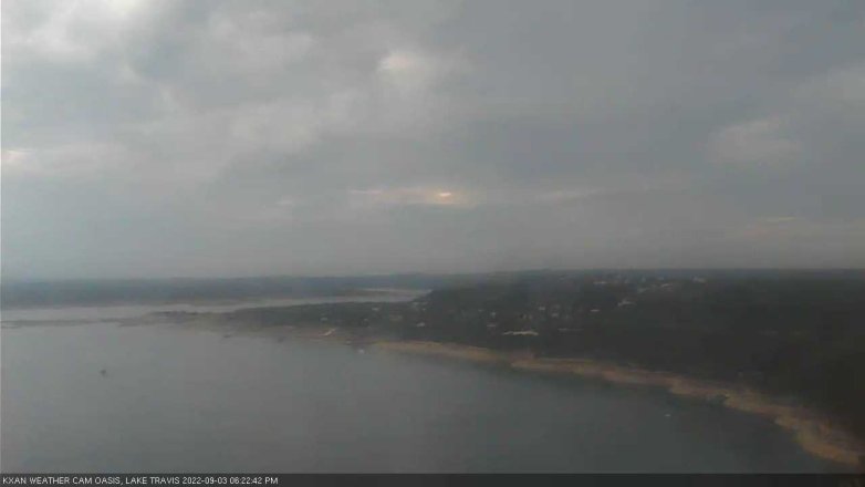 Lake Travis webcam, September 3, 2022 6:25 PM CT