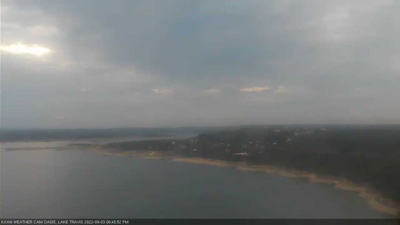 Lake Travis webcam, September 3, 2022 6:45 PM CT