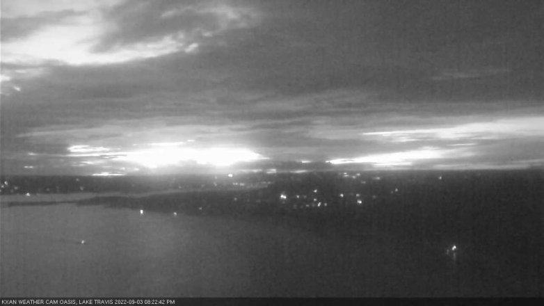 Lake Travis webcam, September 3, 2022 8:25 PM CT