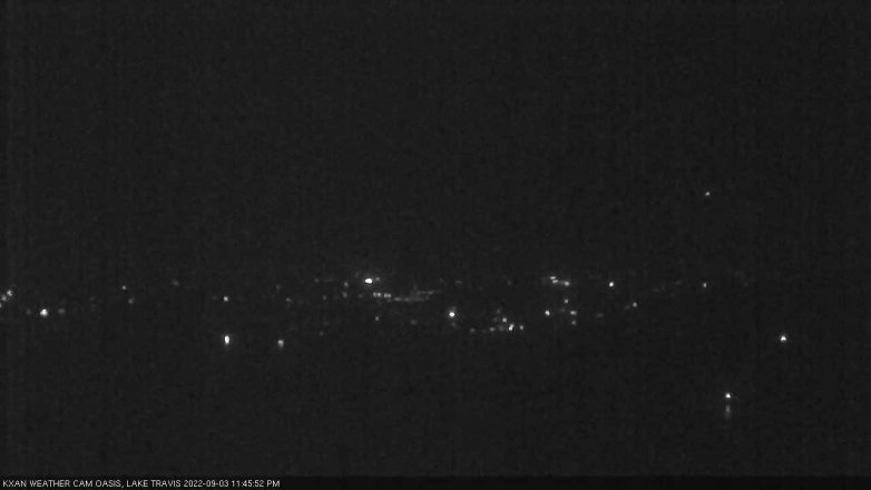 Lake Travis webcam, September 3, 2022 11:45 PM CT