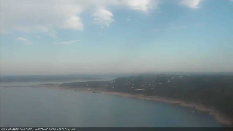 Lake Travis webcam, September 4, 2022 9:00 AM CT