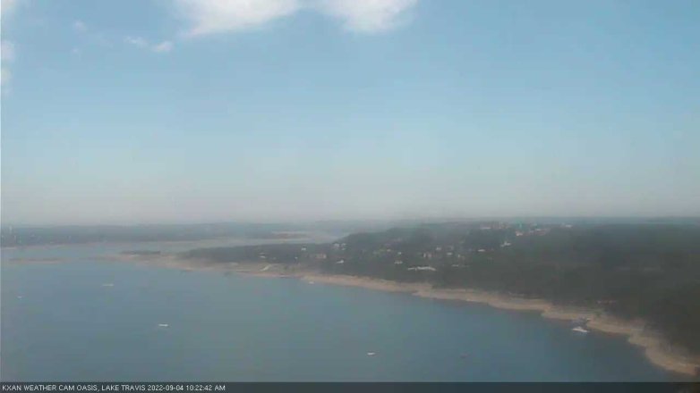 Lake Travis webcam, September 4, 2022 10:25 AM CT