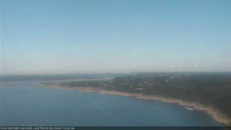Lake Travis webcam, September 4, 2022 11:25 AM CT