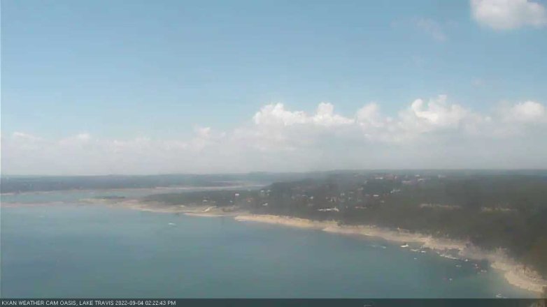 Lake Travis webcam, September 4, 2022 2:25 PM CT