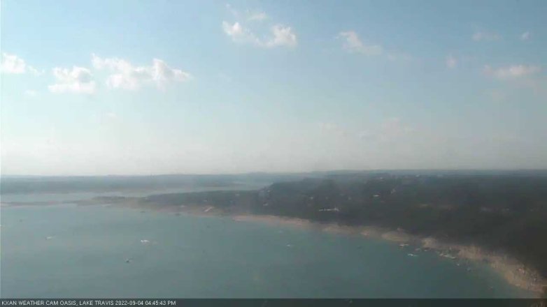 Lake Travis webcam, September 4, 2022 4:45 PM CT