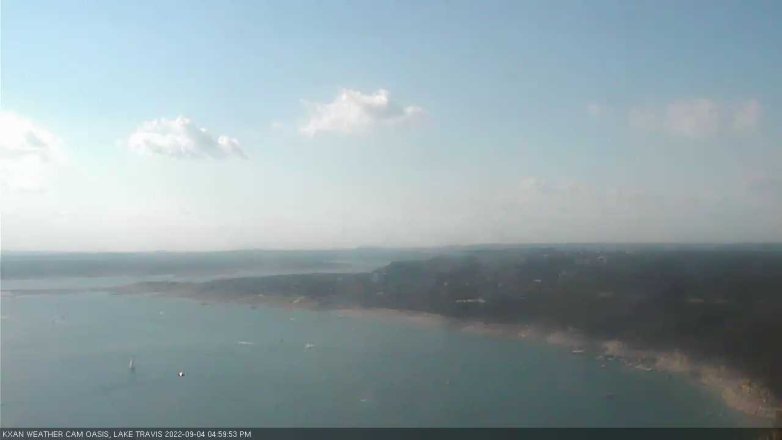Lake Travis webcam, September 4, 2022 5:00 PM CT