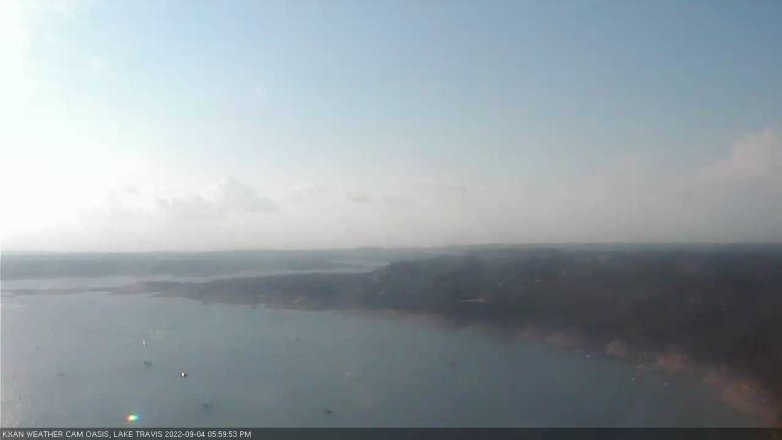 Lake Travis webcam, September 4, 2022 6:00 PM CT