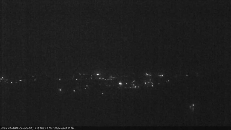 Lake Travis webcam, September 4, 2022 9:45 PM CT