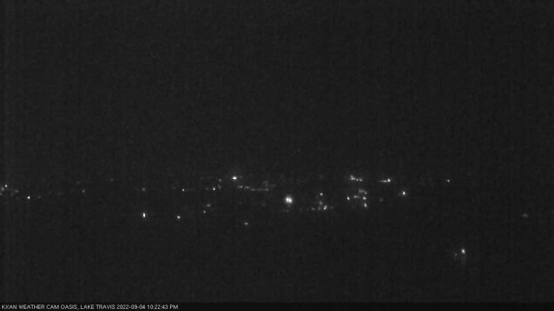 Lake Travis webcam, September 4, 2022 10:25 PM CT
