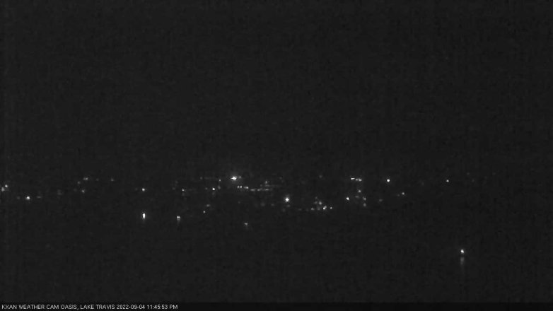 Lake Travis webcam, September 4, 2022 11:45 PM CT
