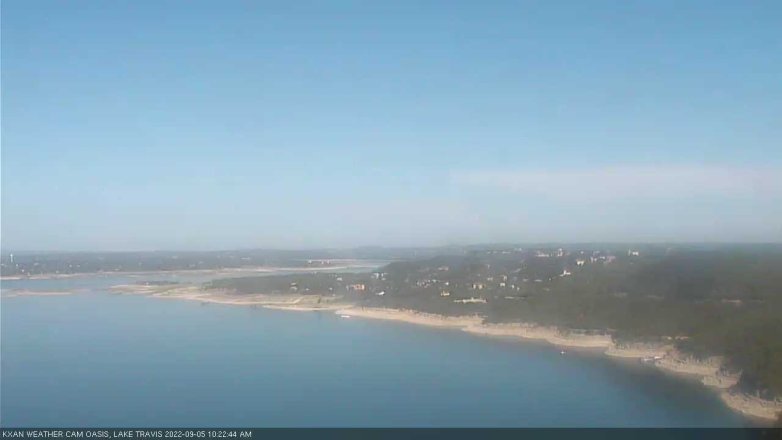 Lake Travis webcam, September 5, 2022 10:25 AM CT