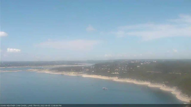 Lake Travis webcam, September 5, 2022 12:00 PM CT