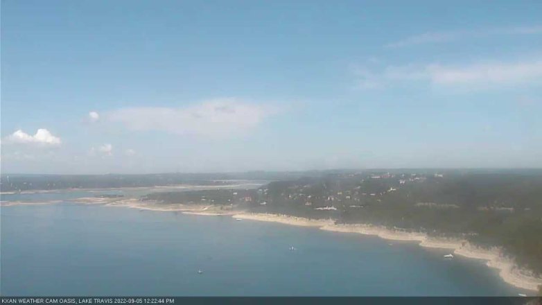 Lake Travis webcam, September 5, 2022 12:25 PM CT