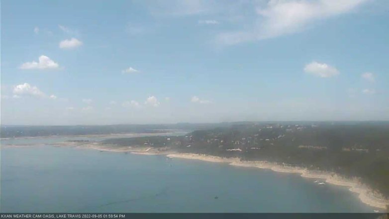 Lake Travis webcam, September 5, 2022 2:00 PM CT