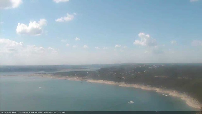 Lake Travis webcam, September 5, 2022 3:25 PM CT