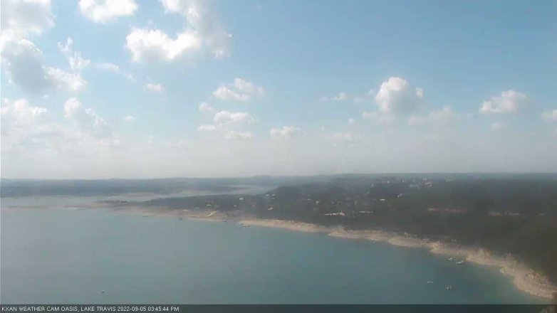 Lake Travis webcam, September 5, 2022 3:45 PM CT