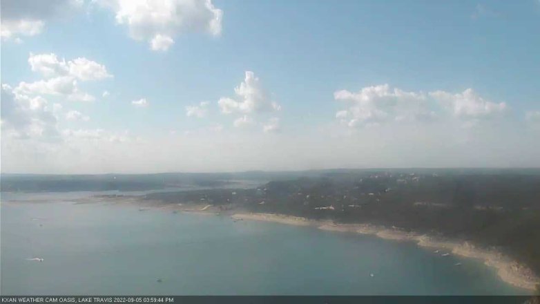 Lake Travis webcam, September 5, 2022 4:00 PM CT