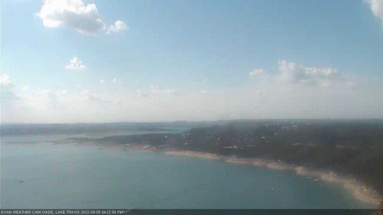 Lake Travis webcam, September 5, 2022 4:25 PM CT