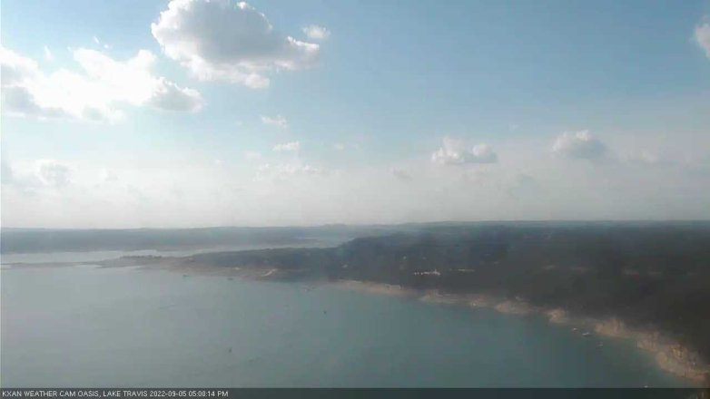 Lake Travis webcam, September 5, 2022 5:00 PM CT