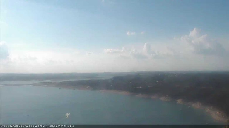 Lake Travis webcam, September 5, 2022 5:25 PM CT