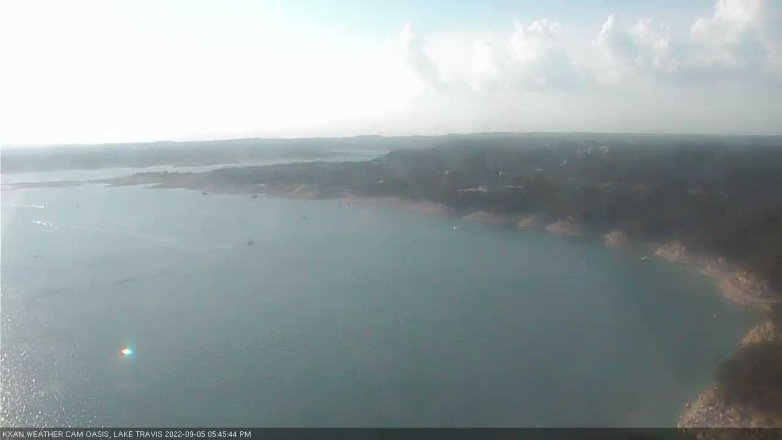 Lake Travis webcam, September 5, 2022 5:45 PM CT