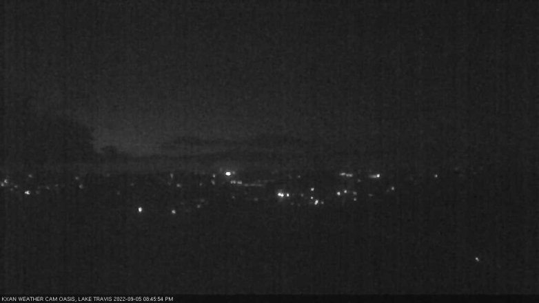 Lake Travis webcam, September 5, 2022 8:45 PM CT