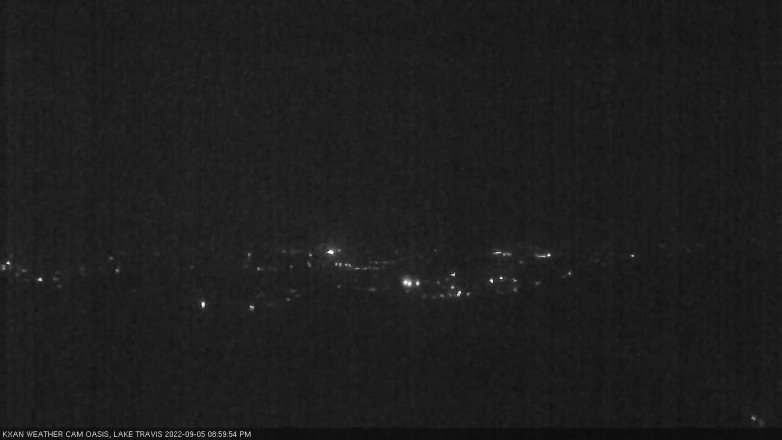 Lake Travis webcam, September 5, 2022 9:00 PM CT