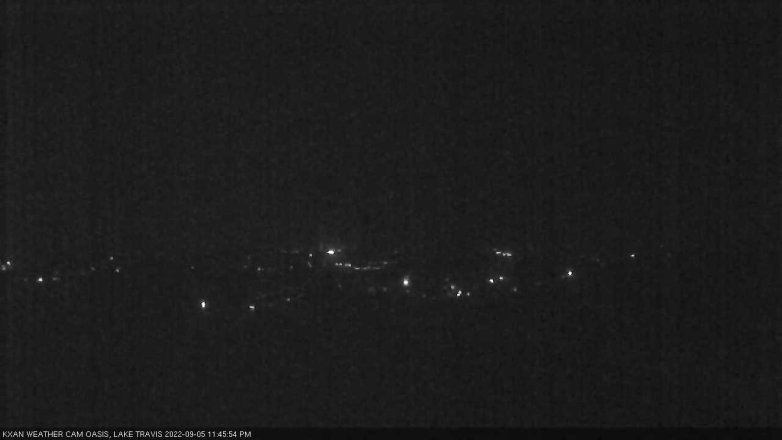 Lake Travis webcam, September 5, 2022 11:45 PM CT