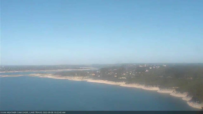 Lake Travis webcam, September 6, 2022 10:25 AM CT