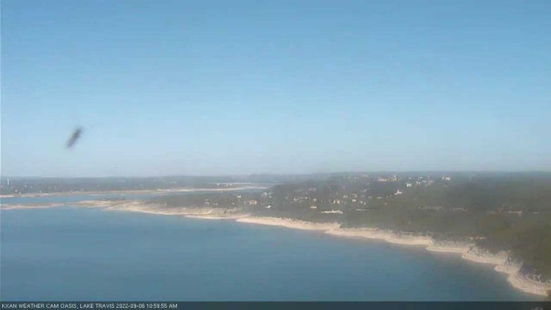 Lake Travis webcam, September 6, 2022 11:00 AM CT