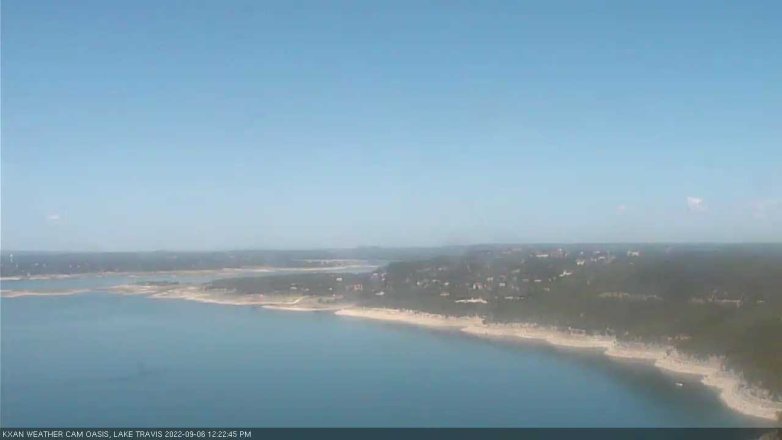 Lake Travis webcam, September 6, 2022 12:25 PM CT