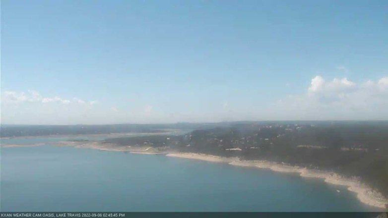 Lake Travis webcam, September 6, 2022 2:45 PM CT