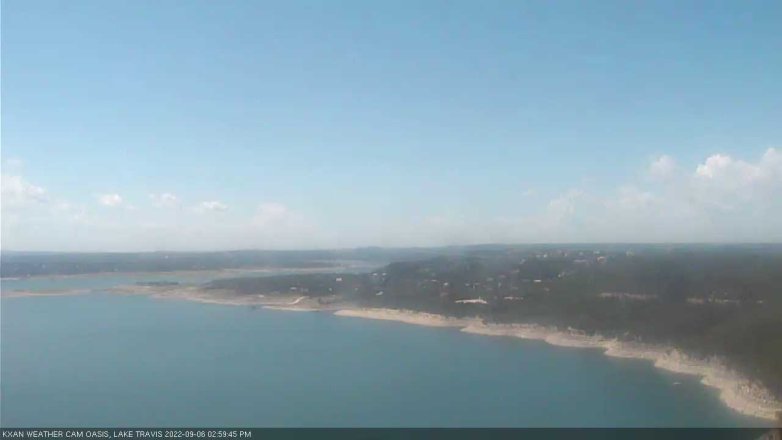 Lake Travis webcam, September 6, 2022 3:00 PM CT
