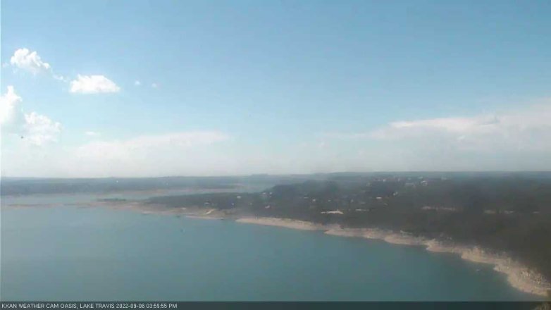 Lake Travis webcam, September 6, 2022 4:00 PM CT